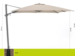 Shadowline Austin zweefparasol 300x300cm