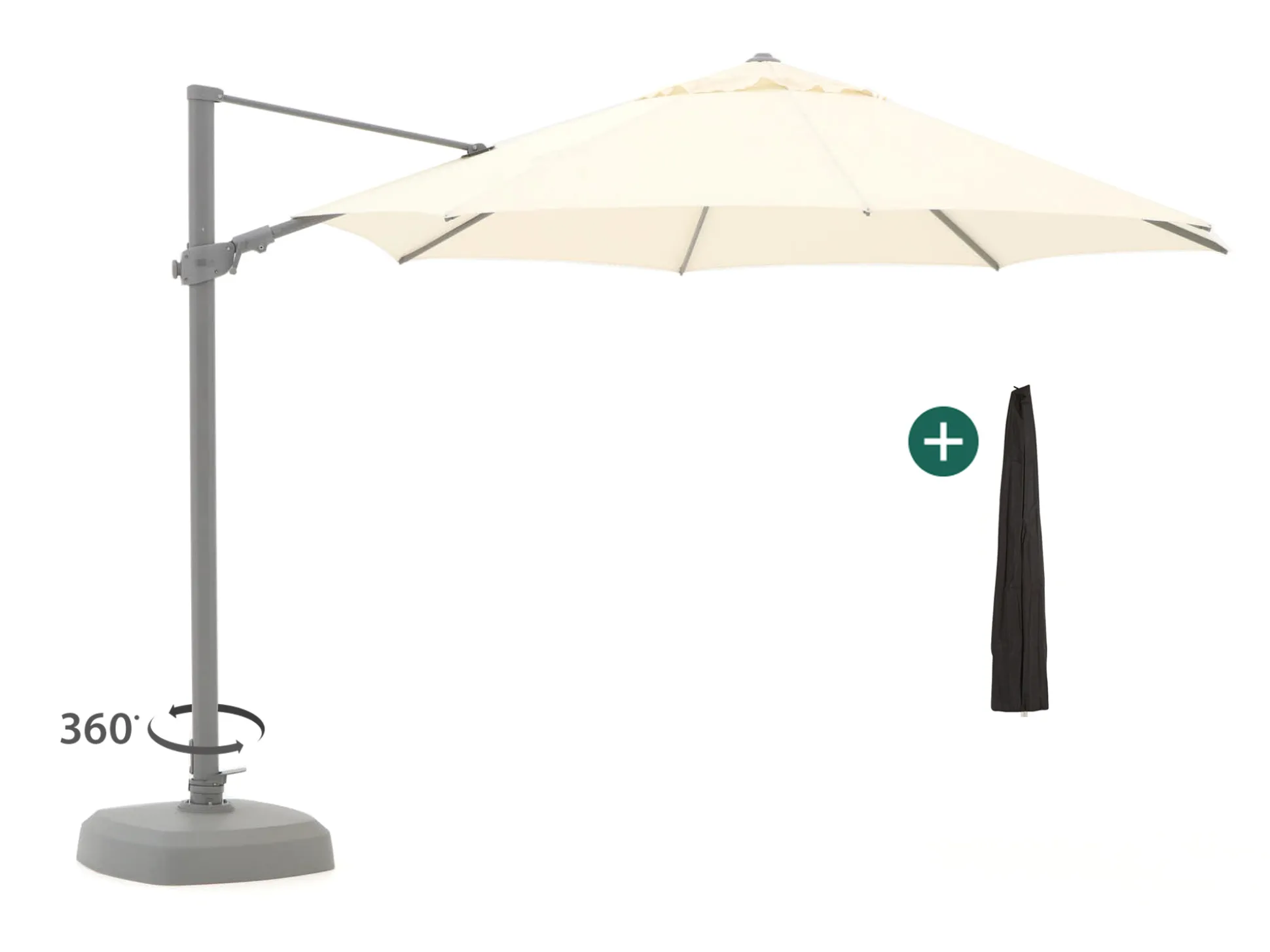 Shadowline Austin zweefparasol ø 350cm