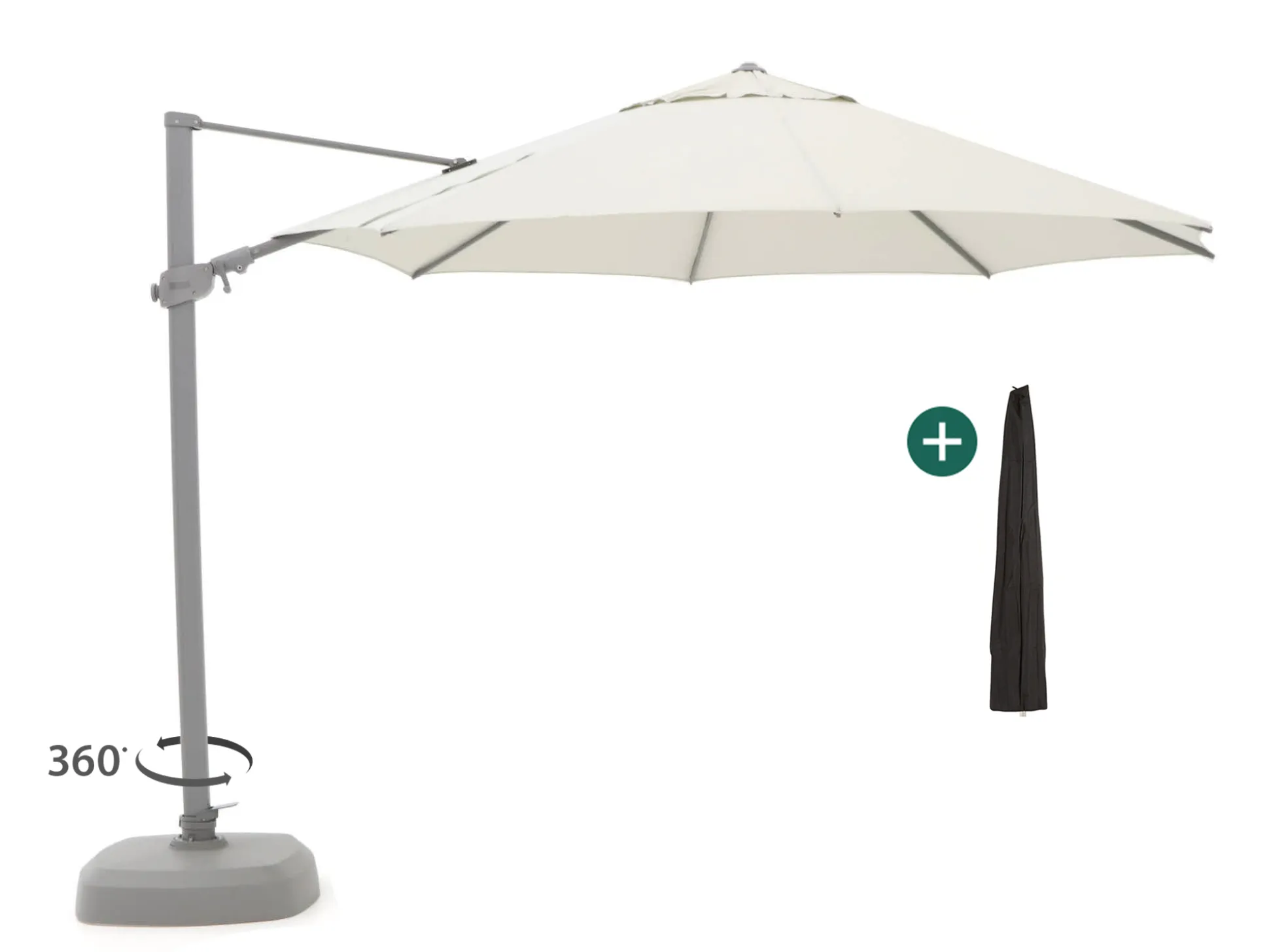Shadowline Austin zweefparasol ø 350cm