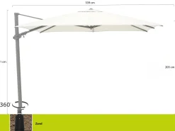 Shadowline Austin zweefparasol 300x300cm