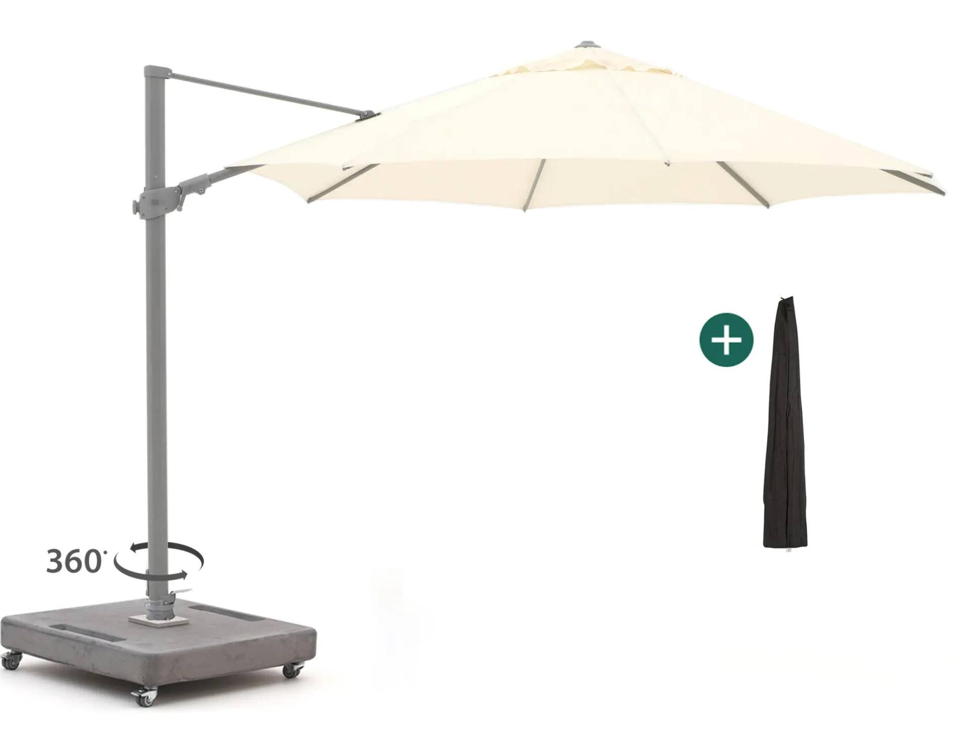 Shadowline Austin zweefparasol ø 350cm
