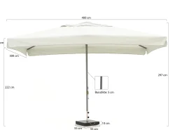 Shadowline Bonaire parasol 400x300cm