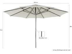 Shadowline Cuba parasol ø 400cm