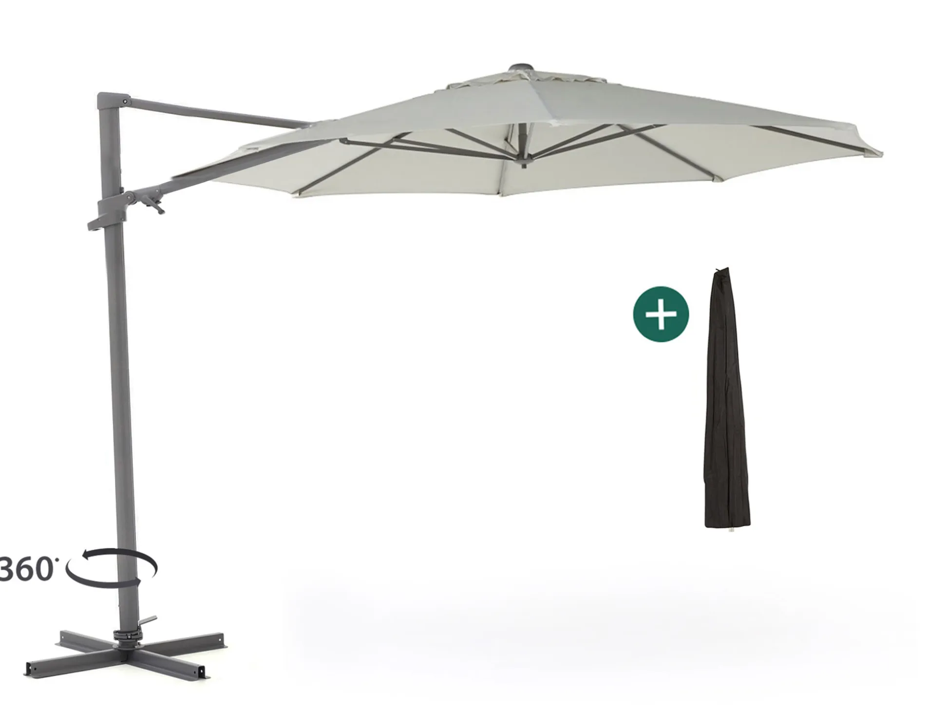 Shadowline Francisco zweefparasol ø 330cm