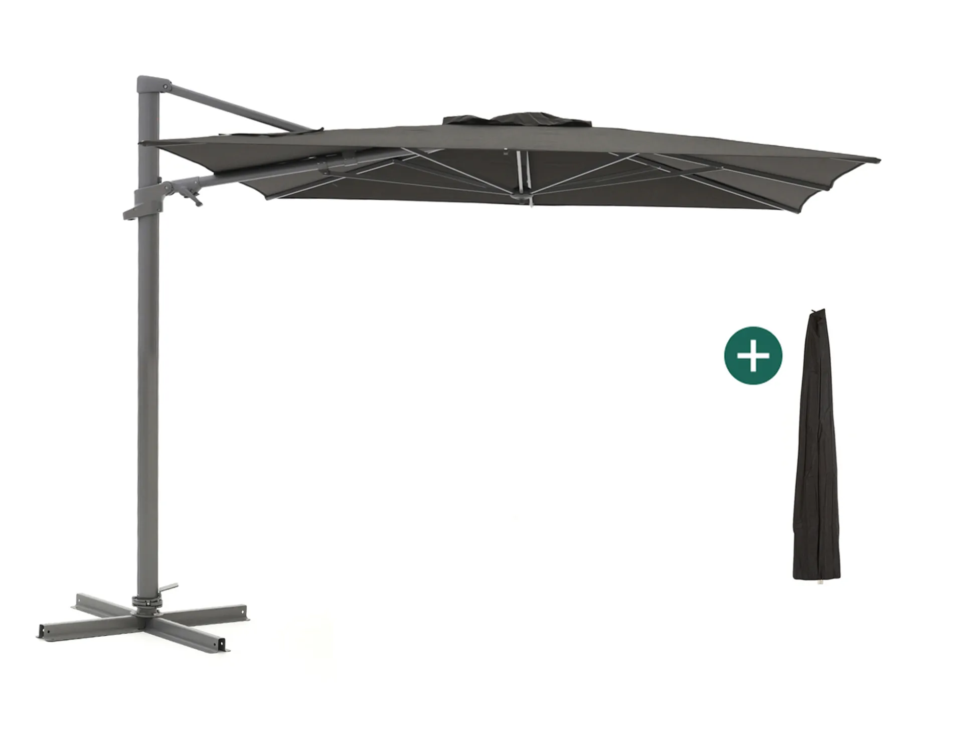 Shadowline Francisco zweefparasol 300x300cm
