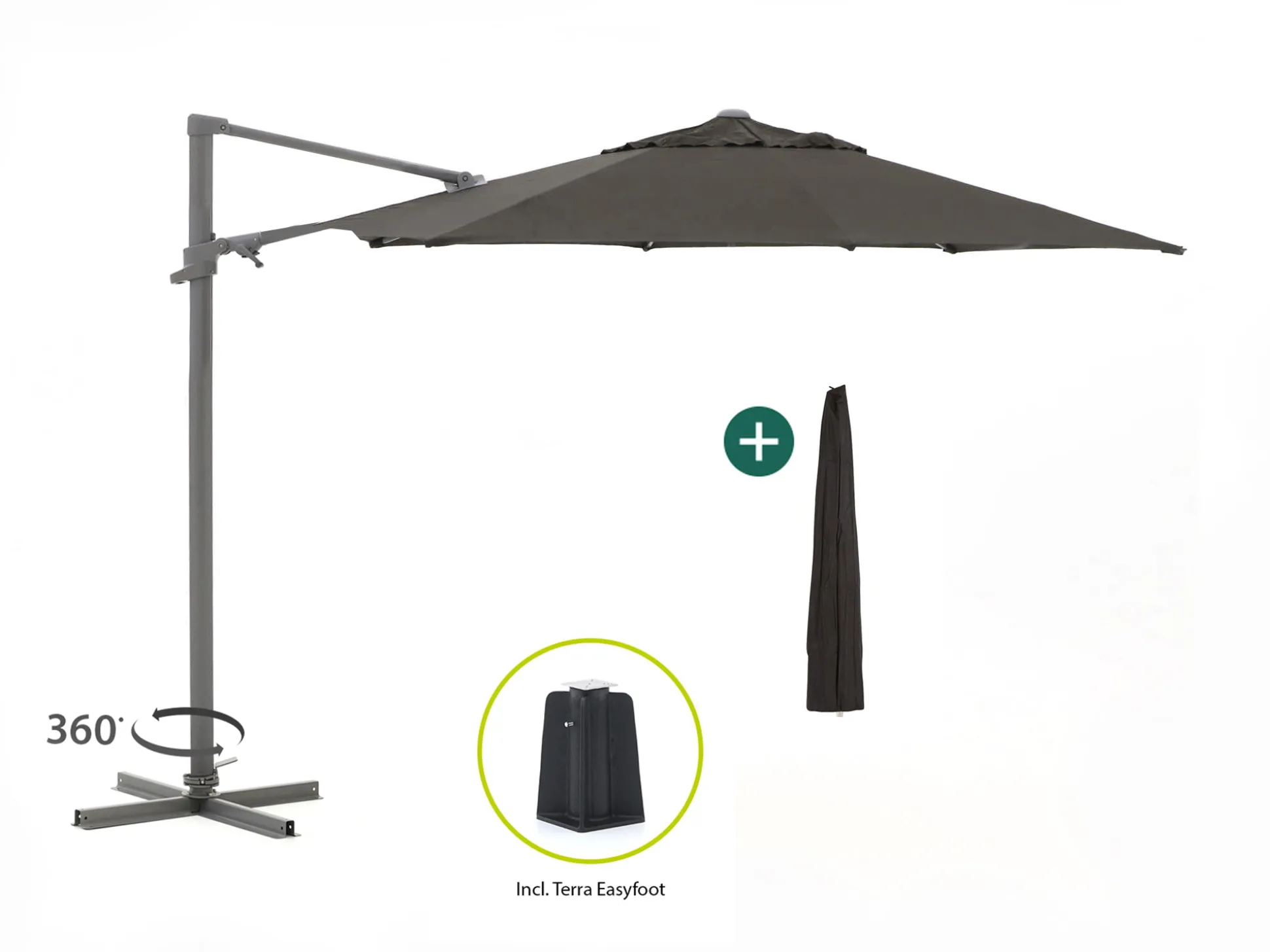 Shadowline Francisco zweefparasol ø330cm