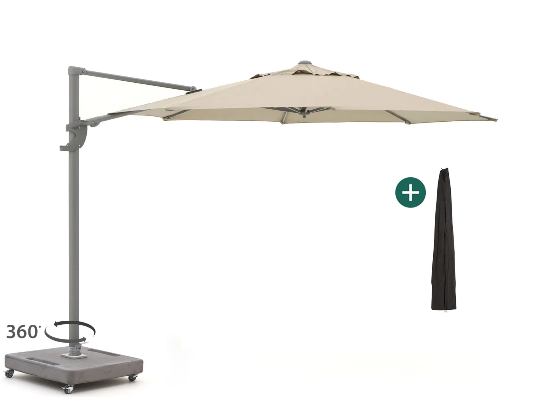 Shadowline Francisco zweefparasol ø330cm