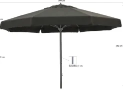 Shadowline Java parasol ø 500cm