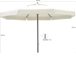 Shadowline Java parasol ø 500cm