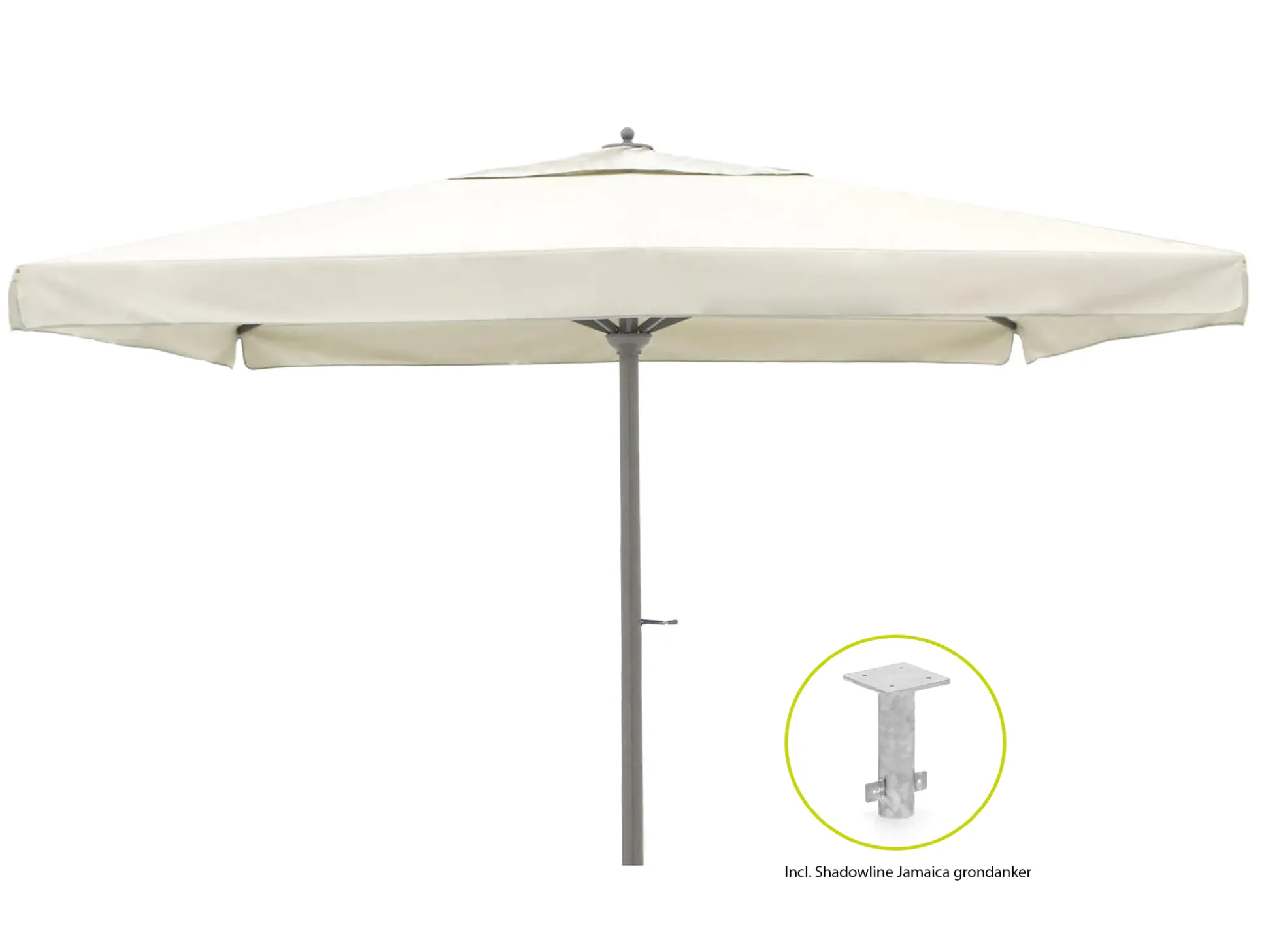 Shadowline Java parasol 450x450cm