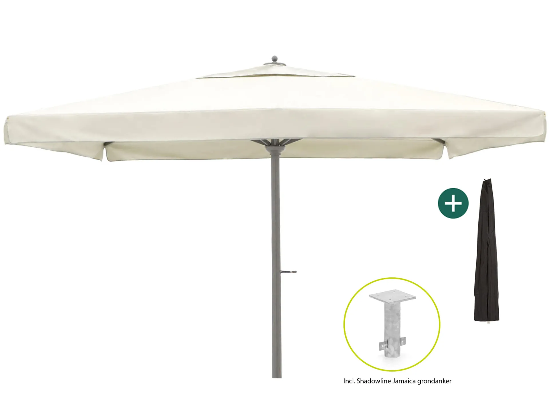 Shadowline Java parasol 450x450cm