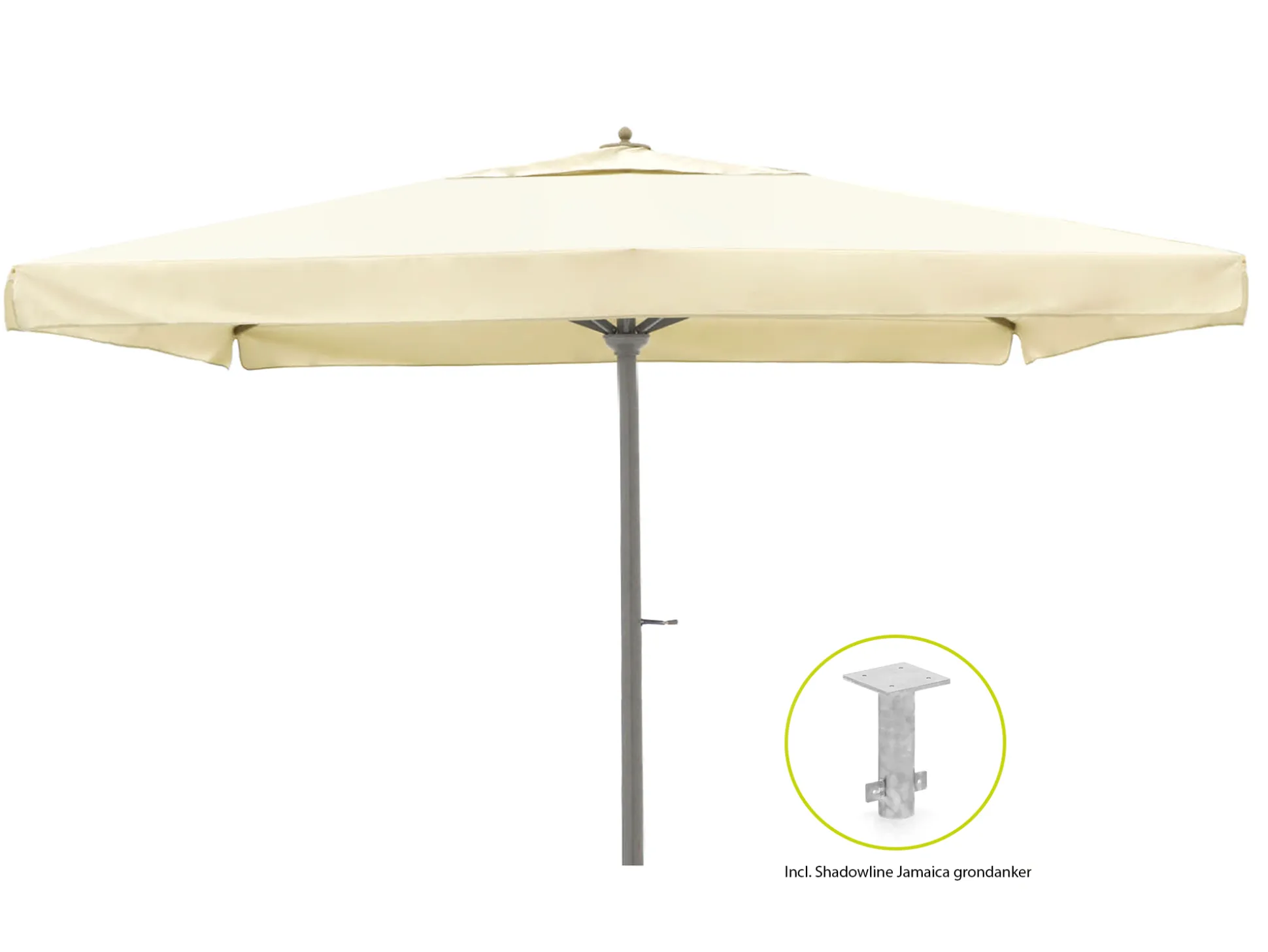 Shadowline Java parasol 450x450cm