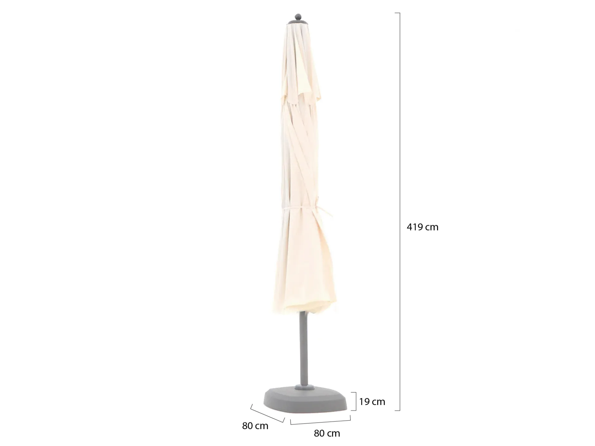 Shadowline Java parasol 450x450cm