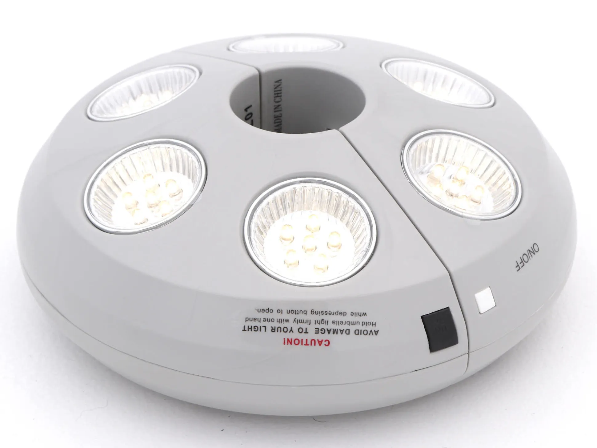 Shadowline 6-LED parasolverlichting