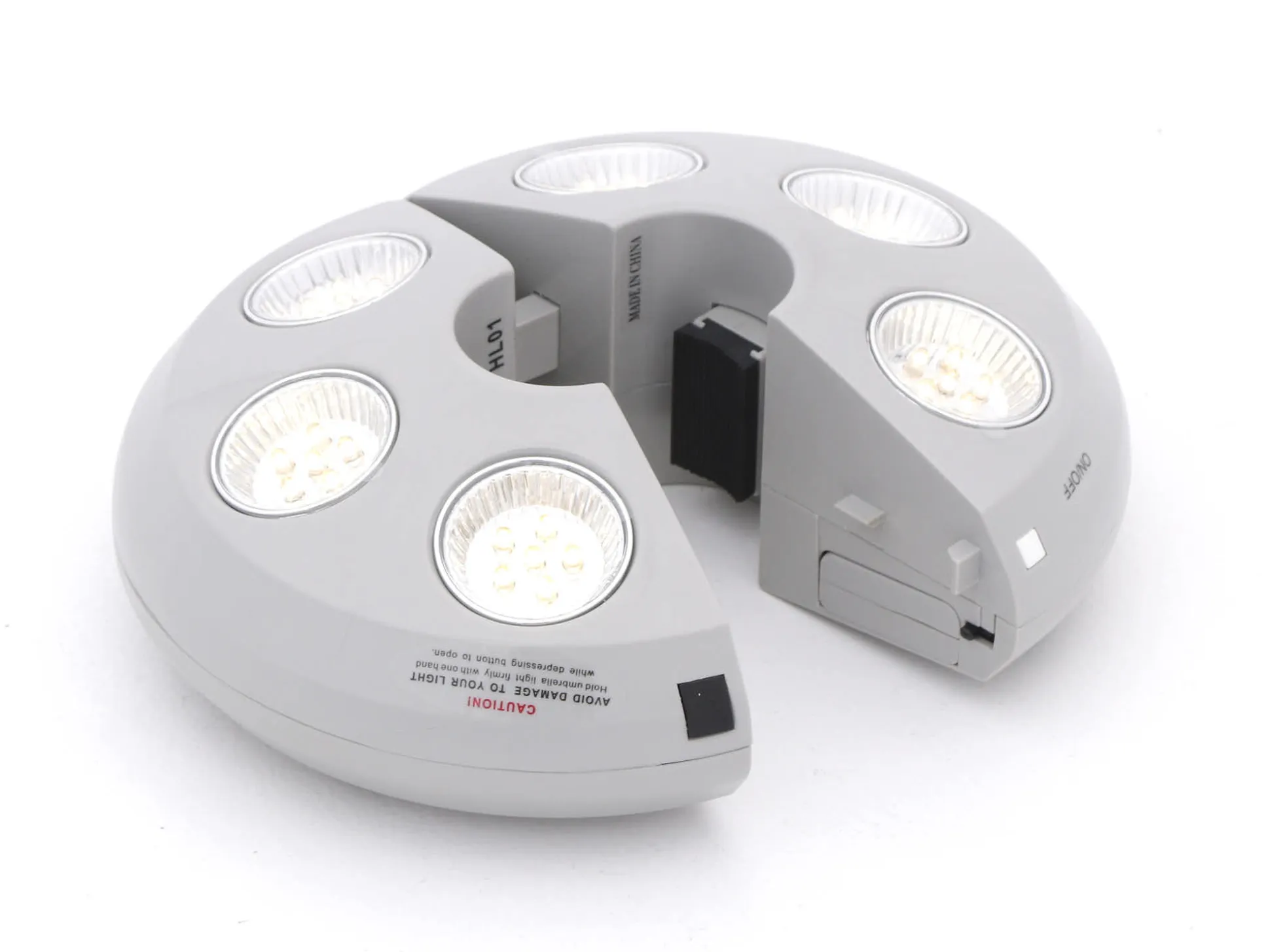 Shadowline 6-LED parasolverlichting
