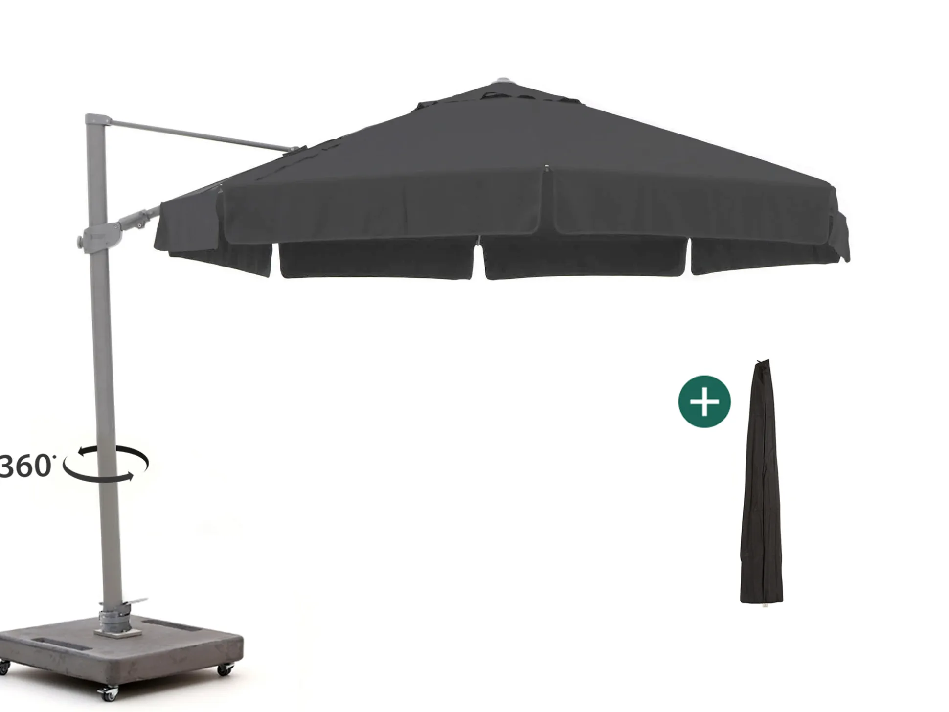 Shadowline Miami zweefparasol ø 350cm