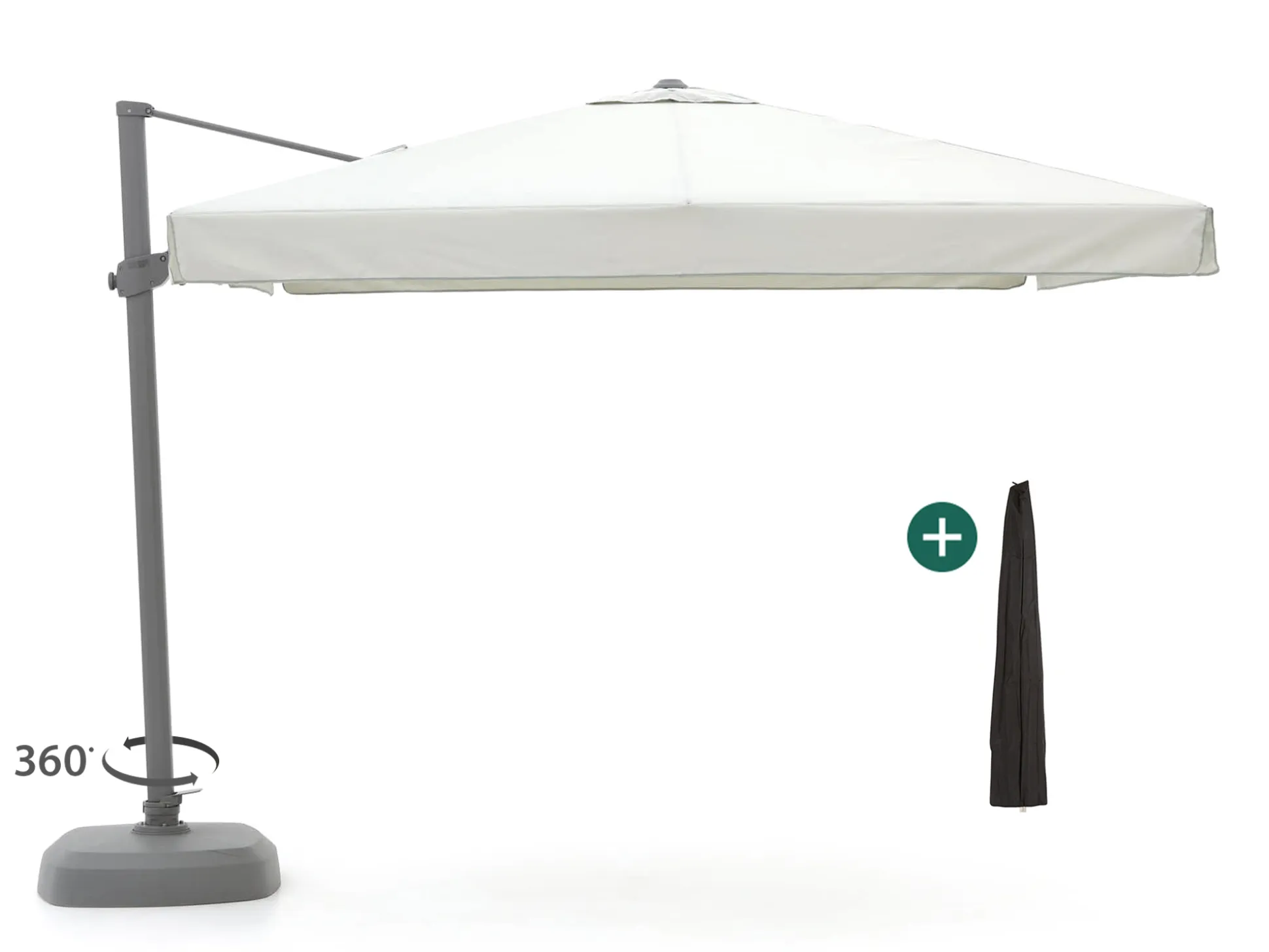Shadowline Miami zweefparasol 300x300cm