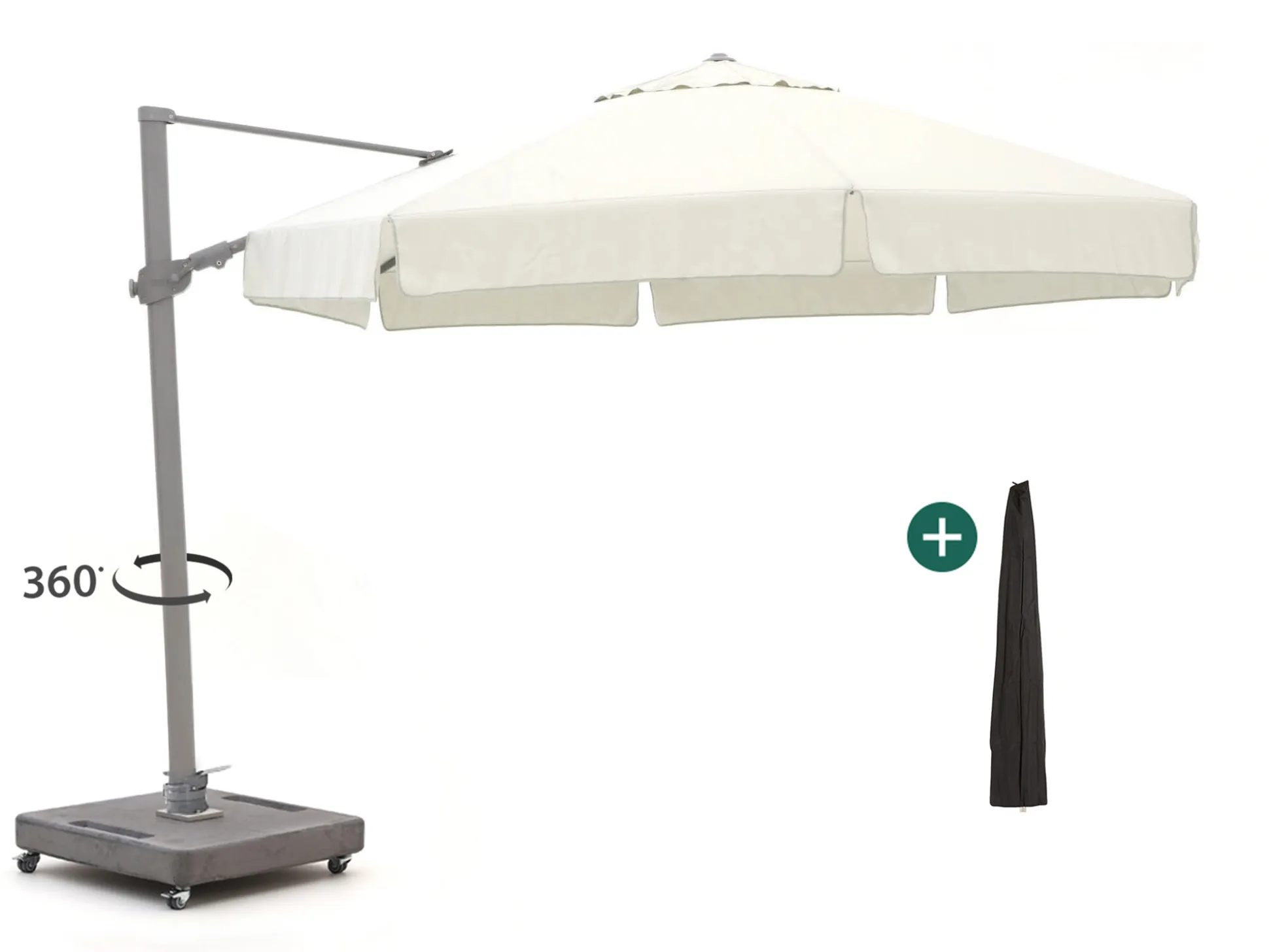 Shadowline Miami zweefparasol ø 350cm