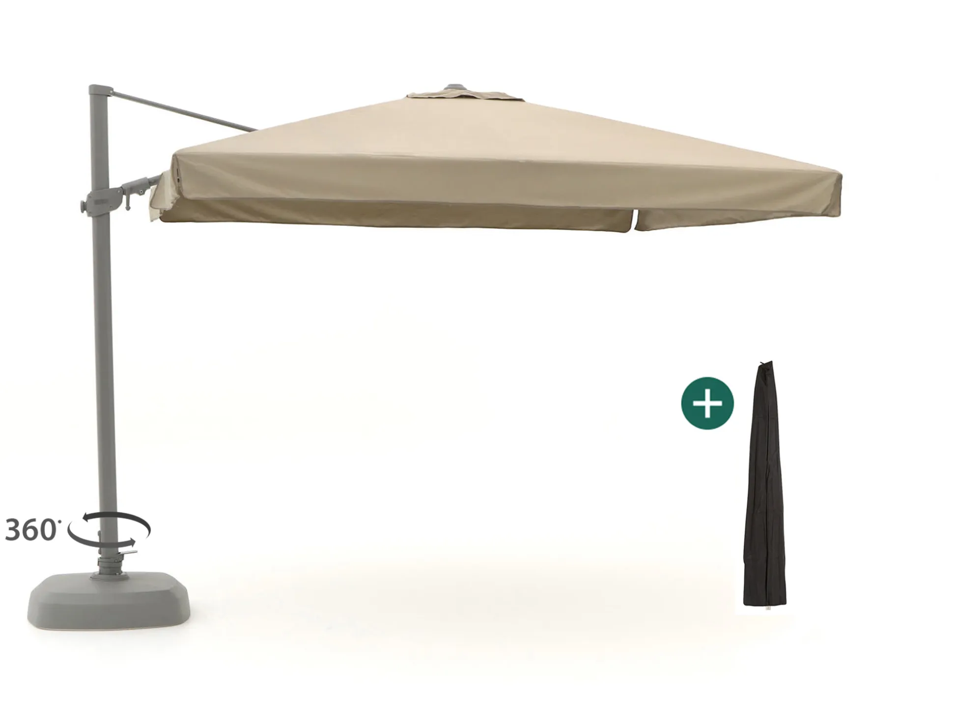 Shadowline Miami zweefparasol 300x300cm