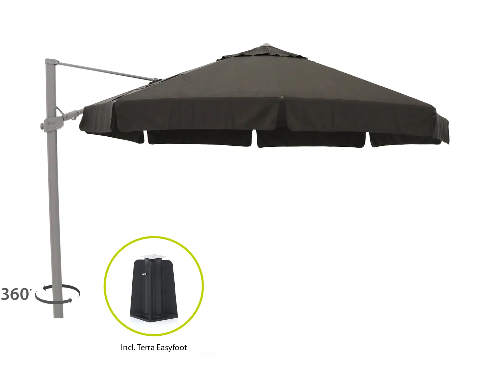 Shadowline Miami zweefparasol ø 350cm