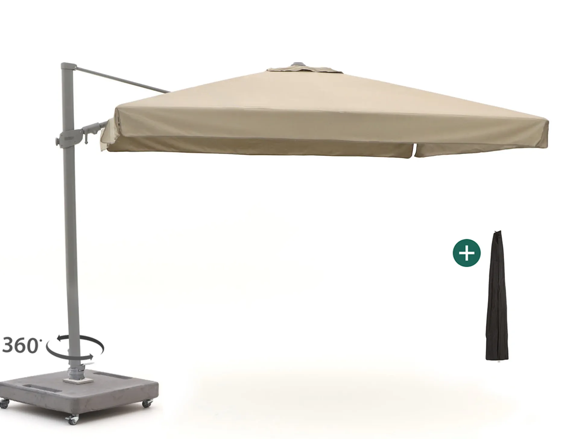 Shadowline Miami zweefparasol 300x300cm