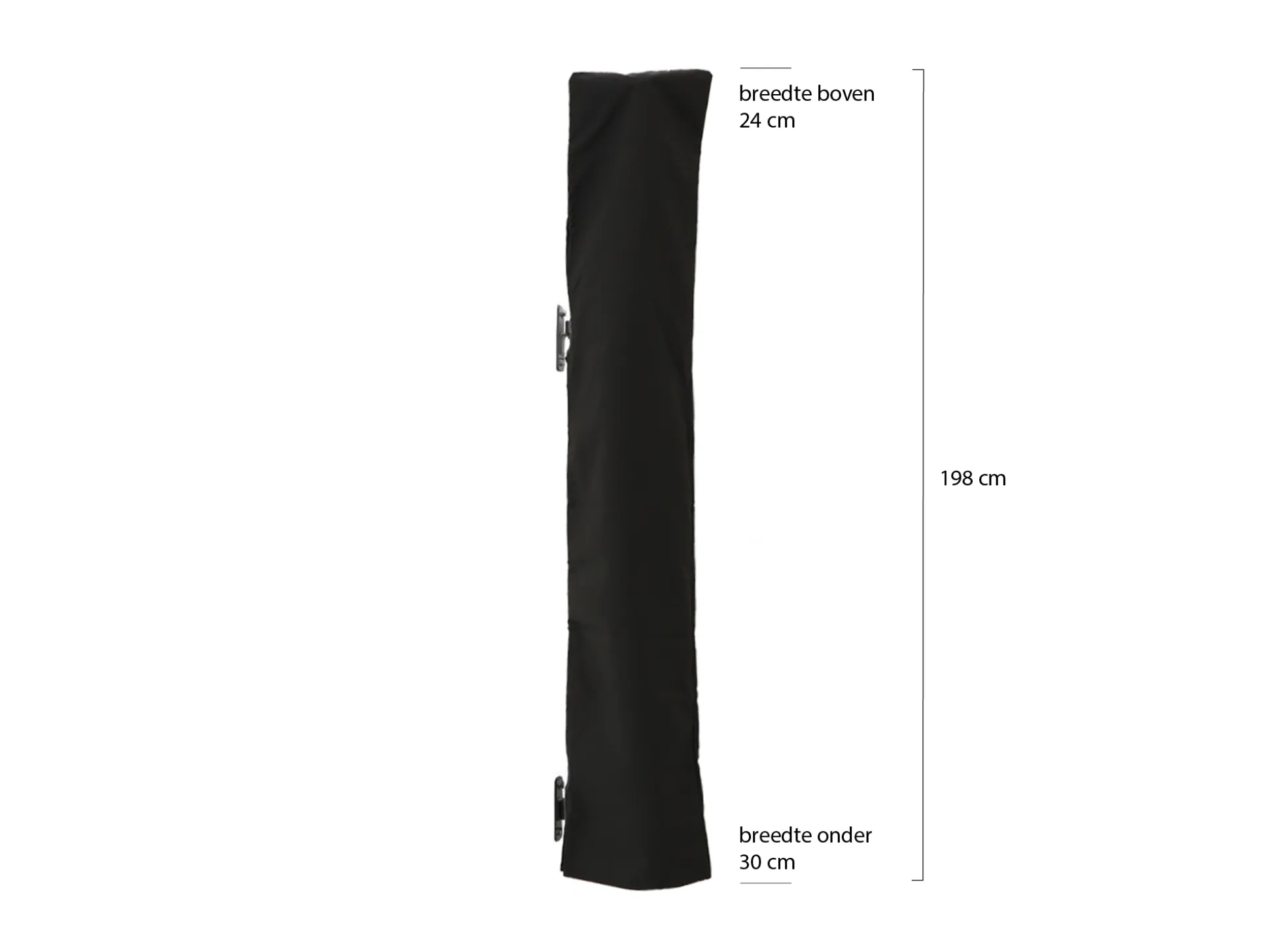 Shadowline muurparasol 200x200cm