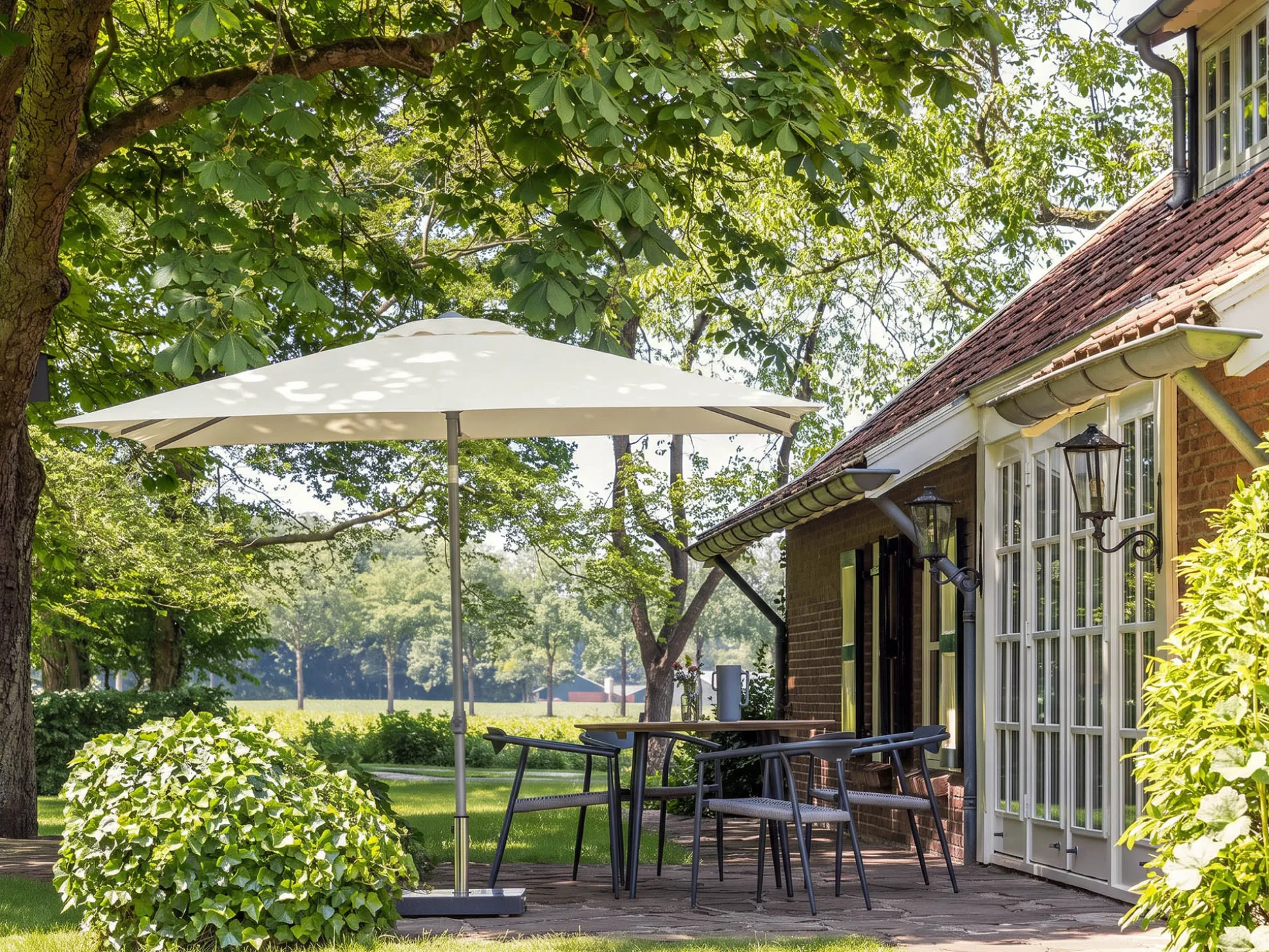 Shadowline Push-up parasol 240x240cm