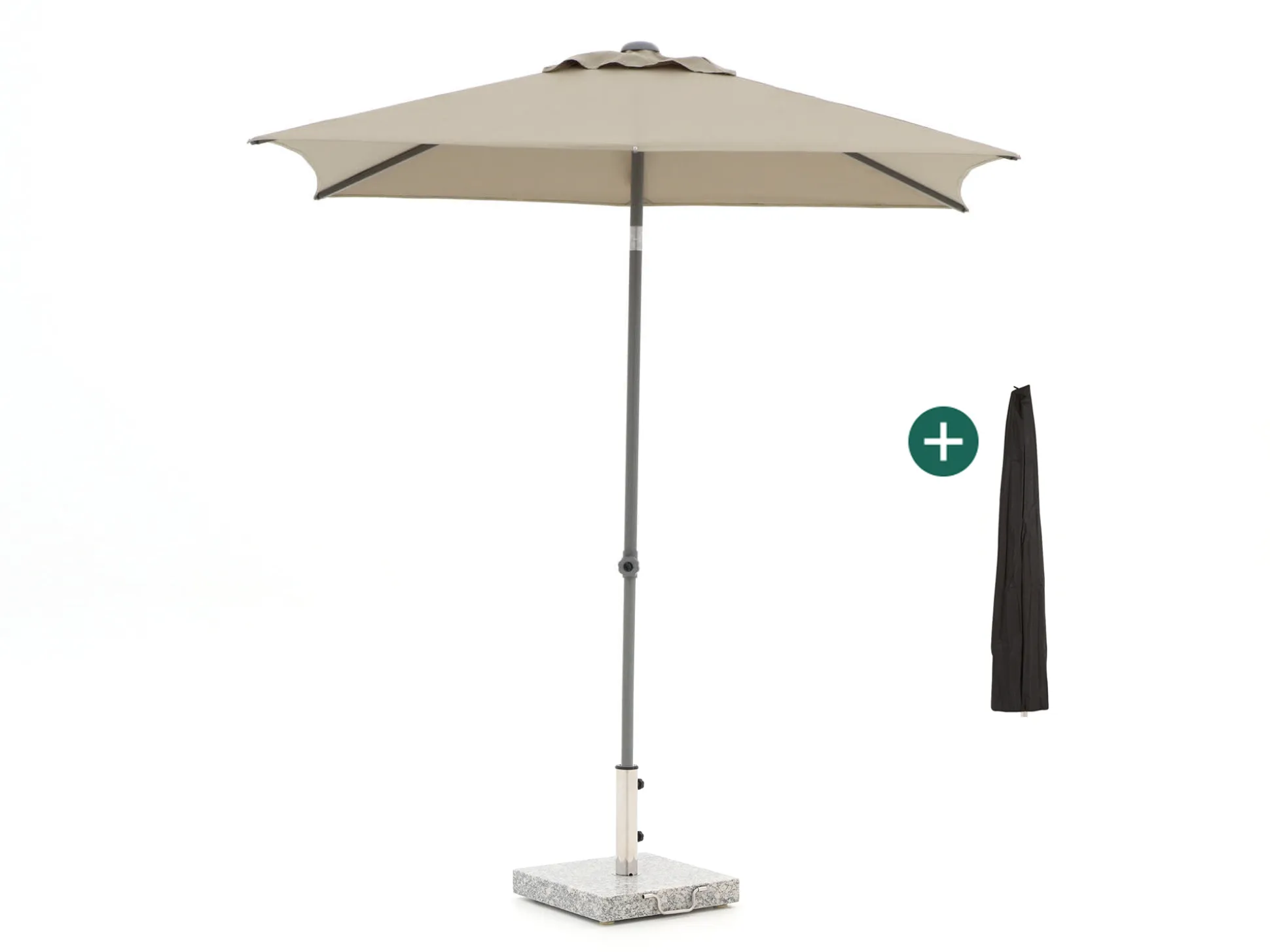 Shadowline Push-up parasol 210x150cm