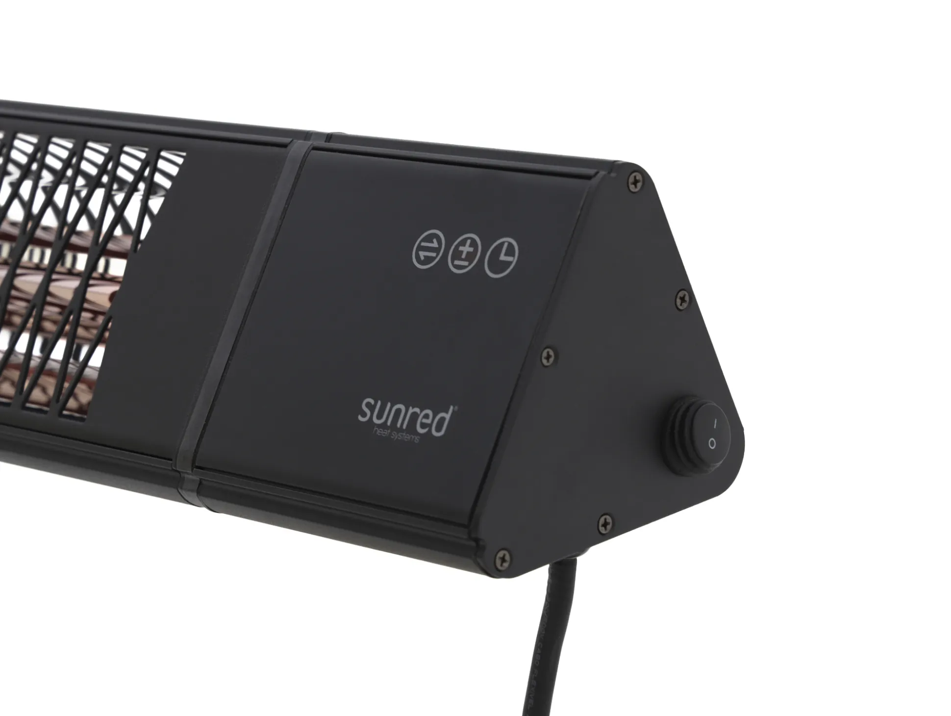 Sunred Dark Smart muur terrasverwarmer triangel 2500 Watt