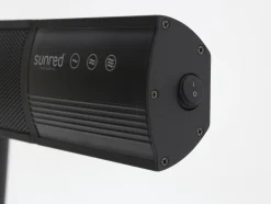 Sunred Dark staande terrasverwarmer 2500 Watt
