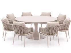 SUNS Casto/Nova ø170cm dining tuinset 9-delig