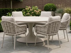 SUNS Casto/Nova ø150cm dining tuinset 6-delig
