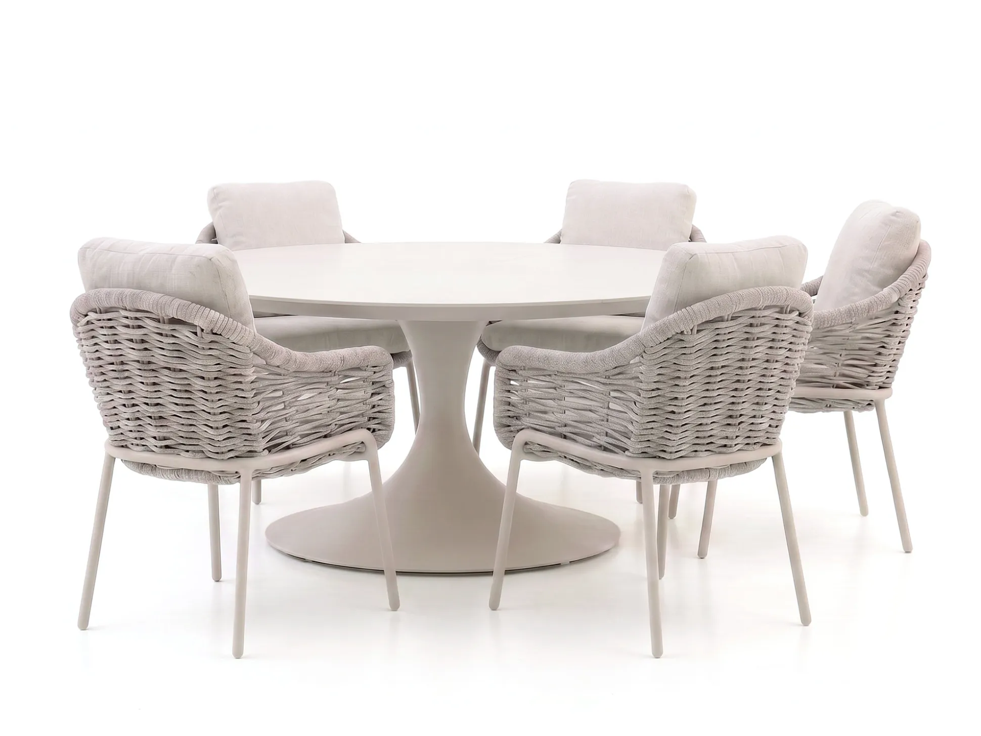 SUNS Casto/Nova ø150cm dining tuinset 6-delig