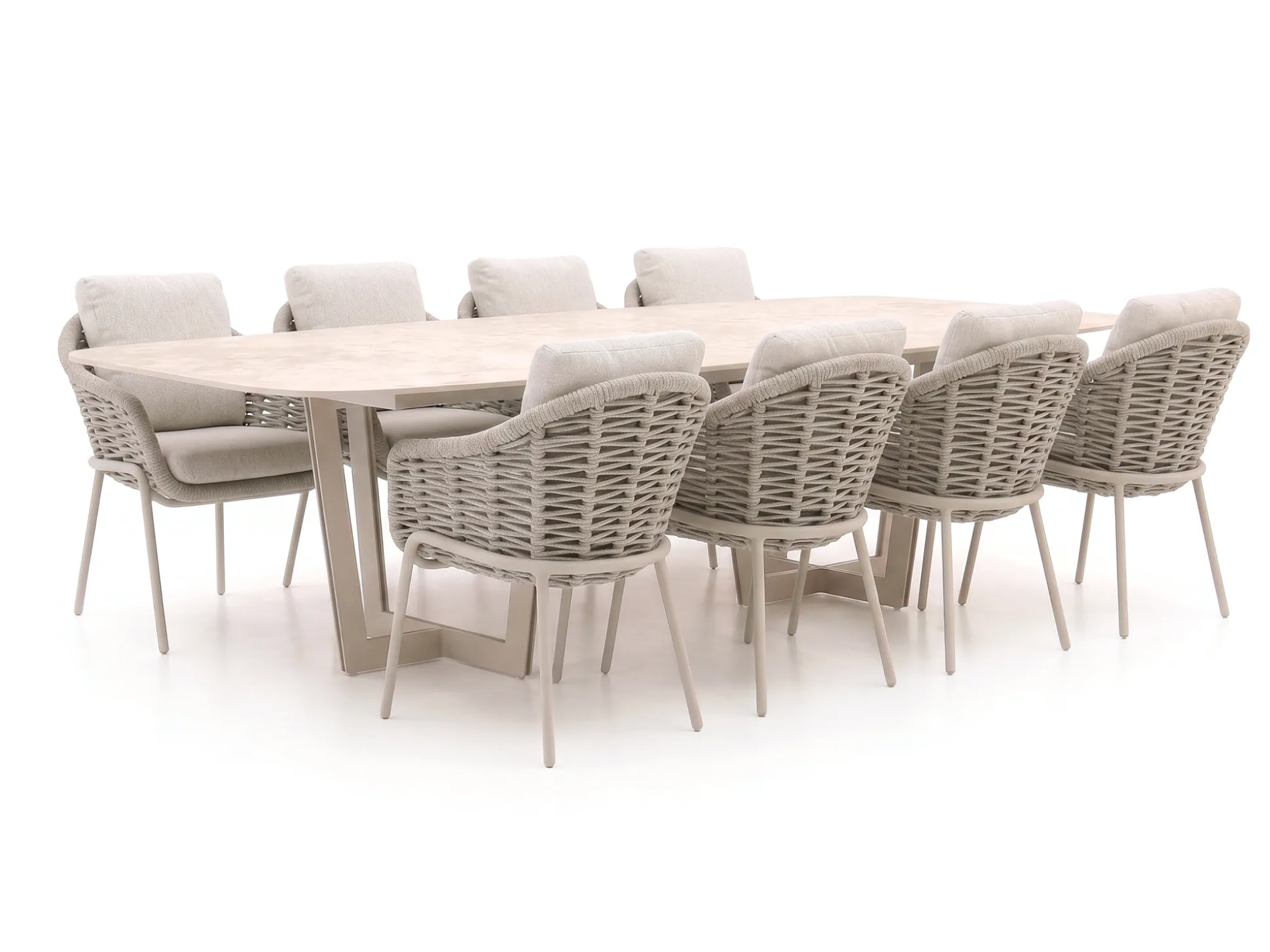 SUNS Casto/Palermo 280cm dining tuinset 9-delig