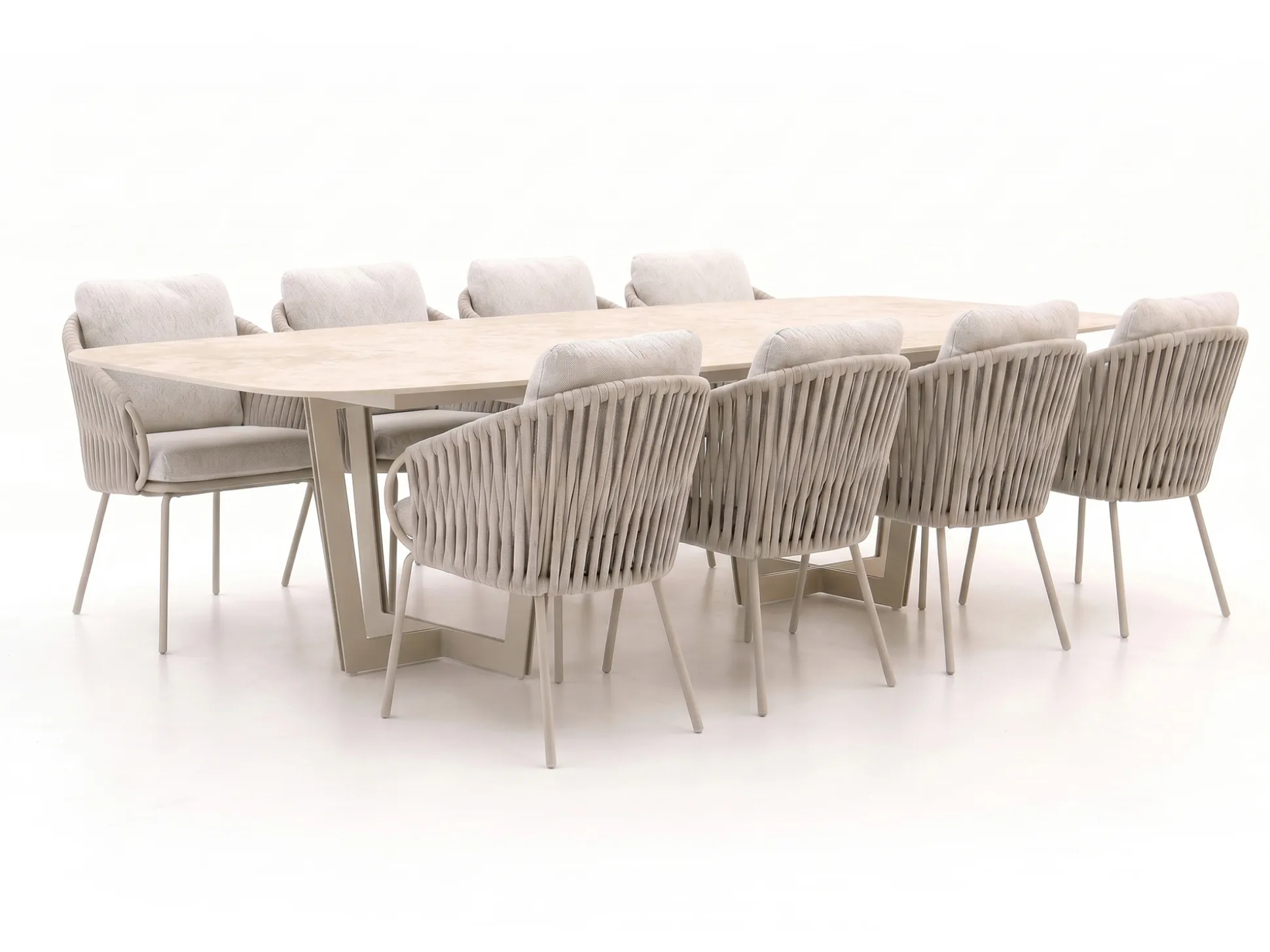 SUNS Dolce/Palermo 280cm dining tuinset 9-delig