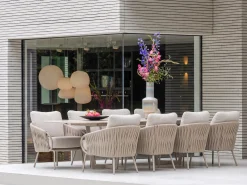 SUNS Dolce/Palermo 280cm low dining tuinset 9-delig