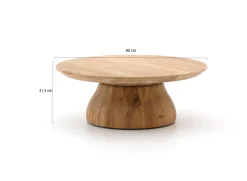 SUNS Farzi lounge tuintafel ø 80cm (h: 31,5cm)