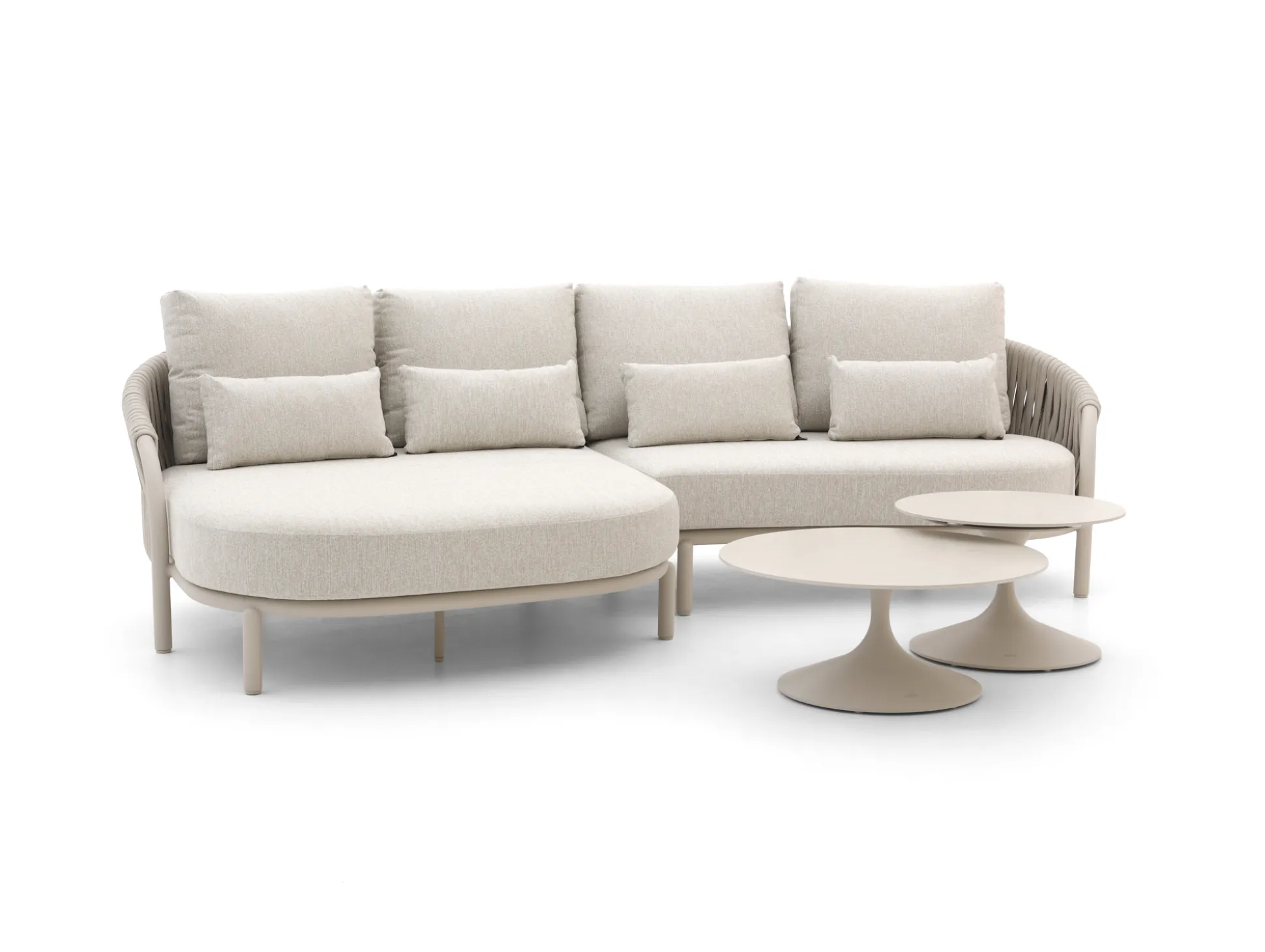 SUNS Feroli/Nova chaise longue loungeset 4-delig rechts
