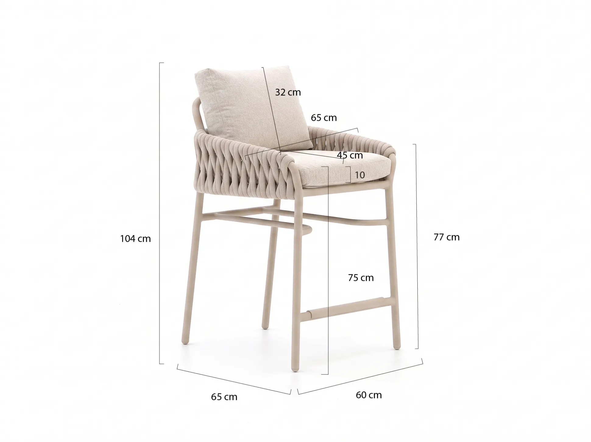 SUNS Fiave/Nova 80cm low barset 5-delig