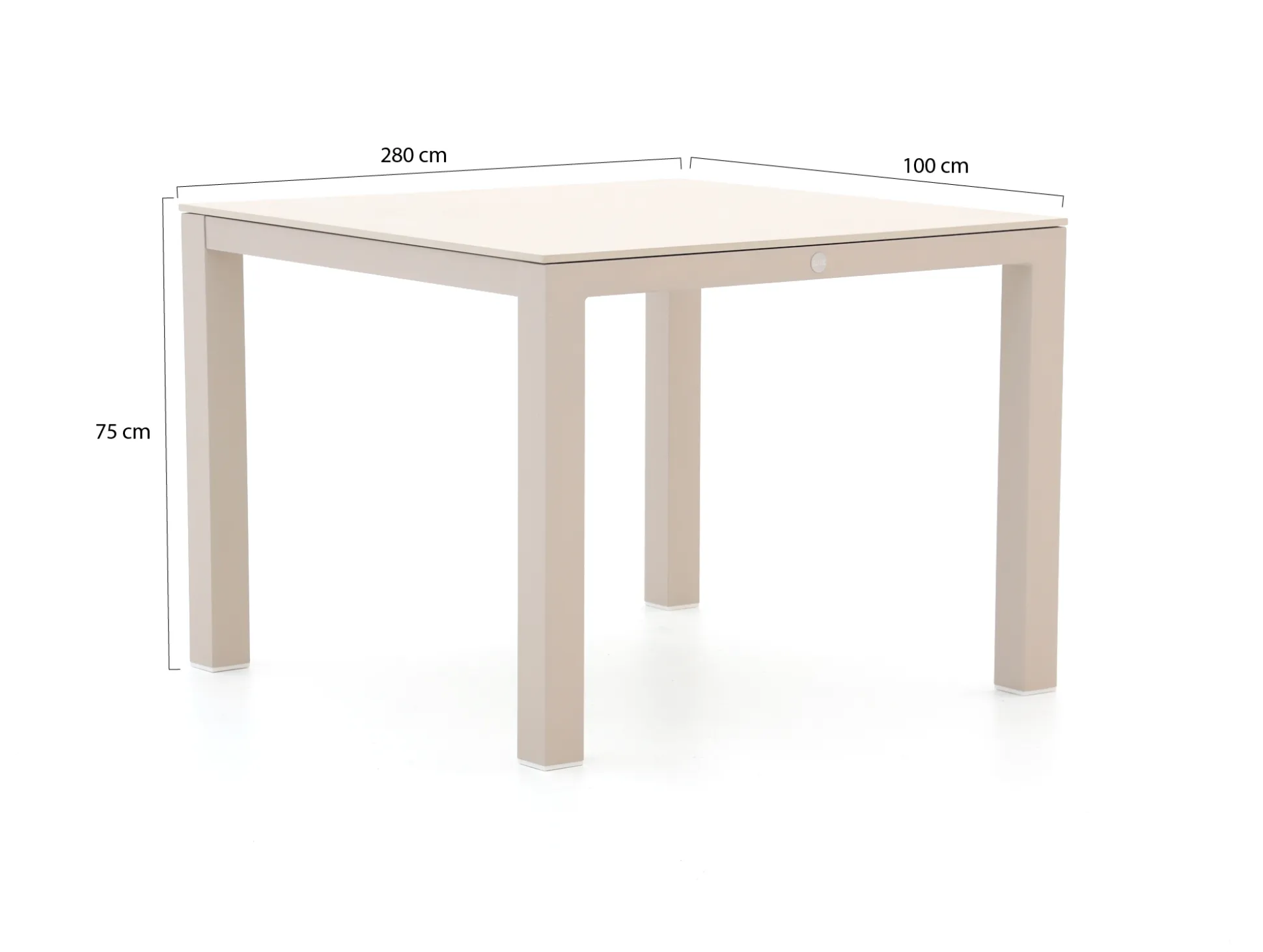 SUNS Monte Vari dining tuintafel 100x100x75cm