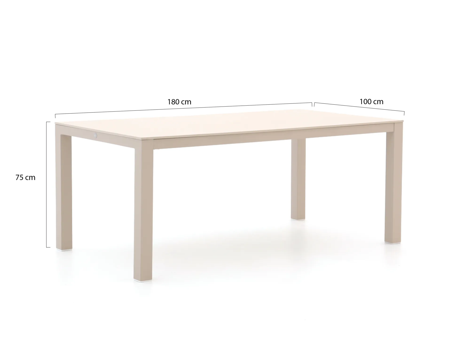 SUNS Monte Vari dining tuintafel 180x100x75cm