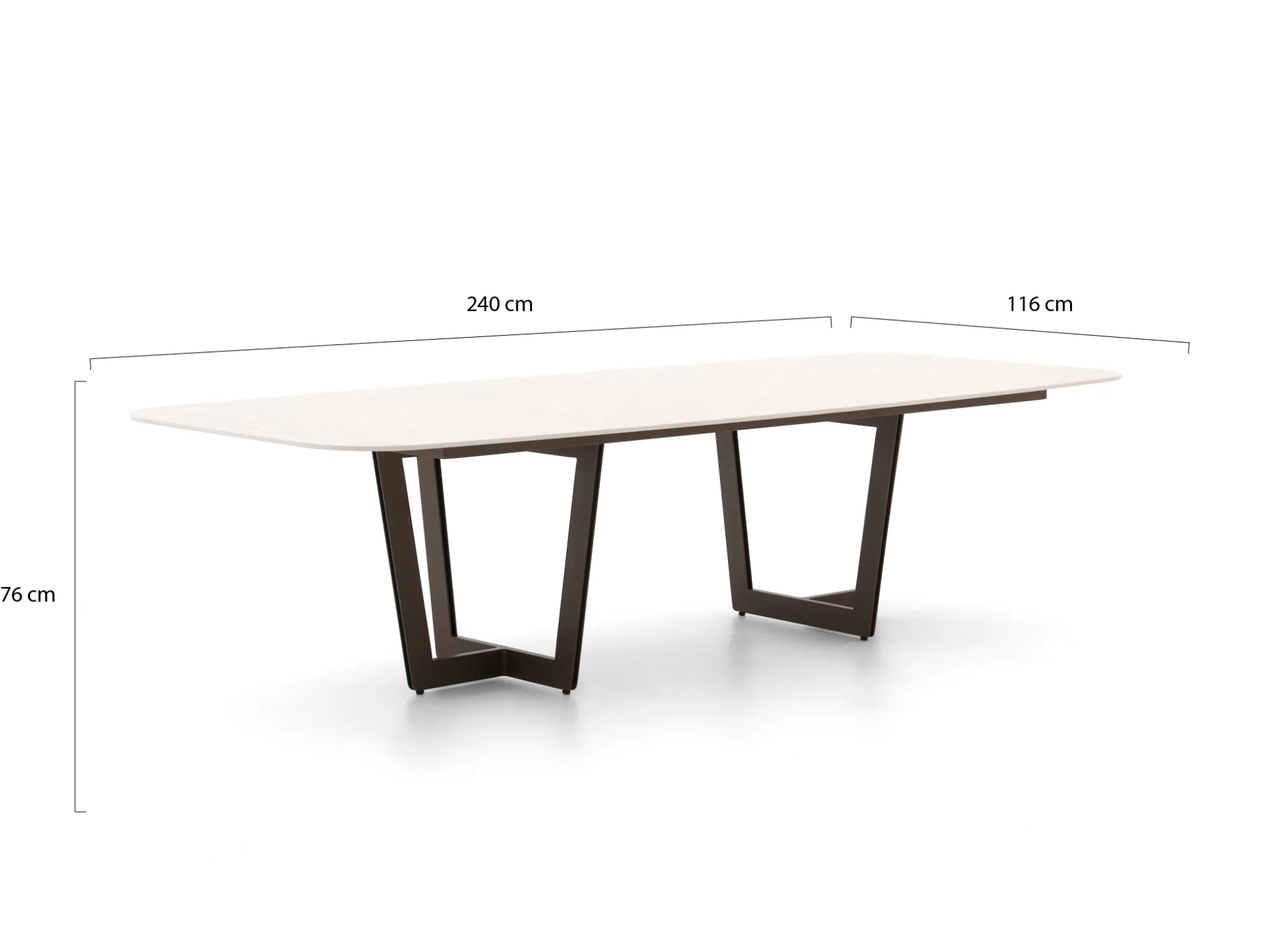 SUNS Nappa/Palermo 240cm dining tuinset 7-delig