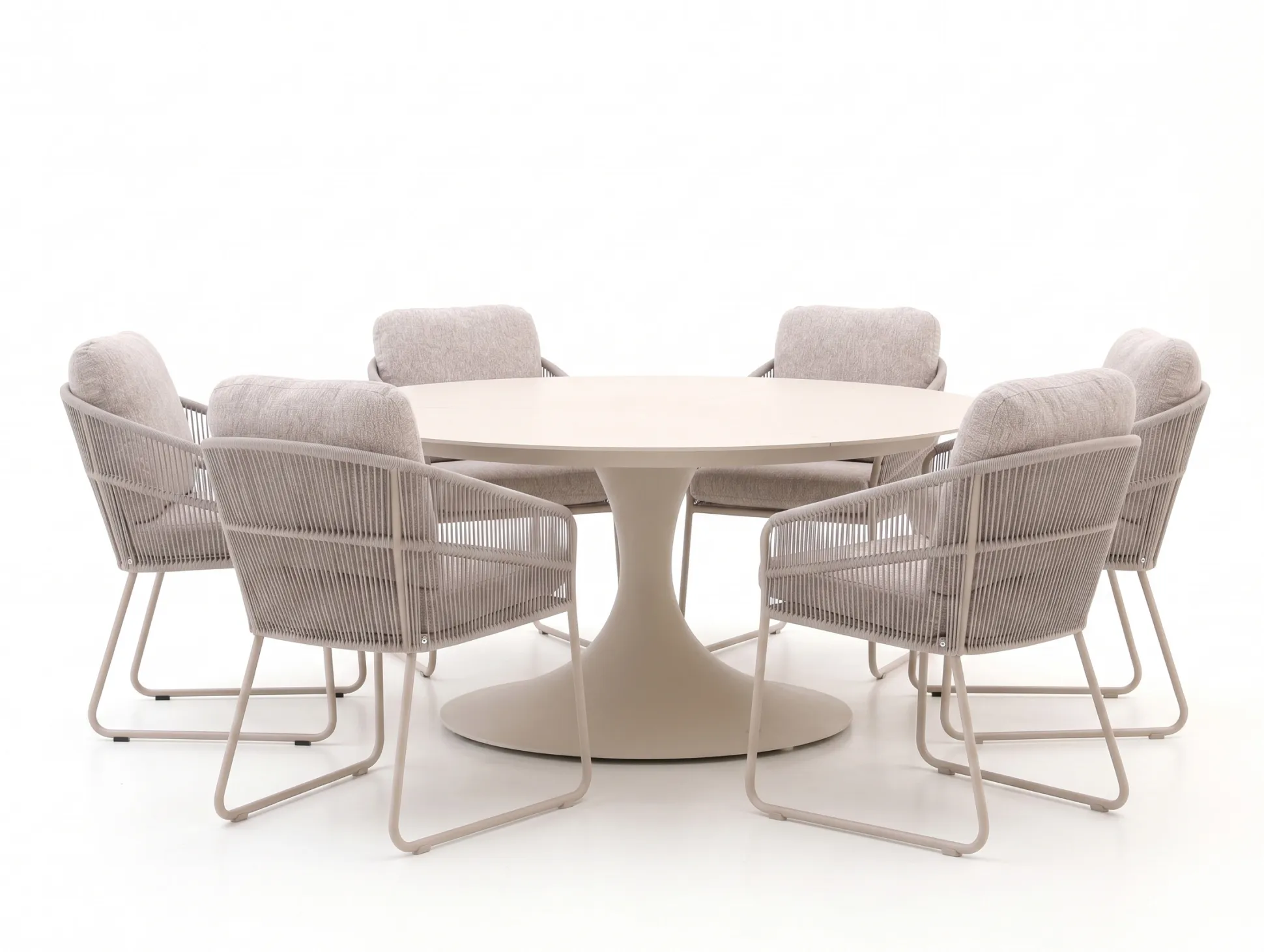 SUNS Noli/Nova ø150cm dining tuinset 7-delig