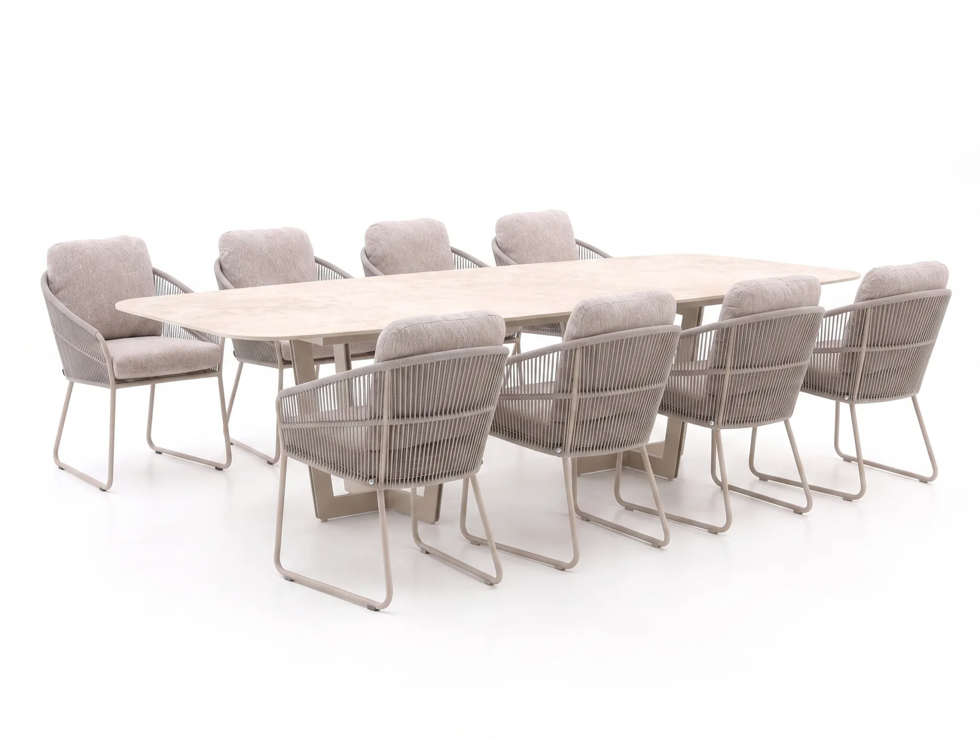 SUNS Noli/Palermo 280cm dining tuinset 9-delig
