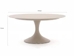 SUNS Nova dining tuintafel ø 170cm (h: 75cm)