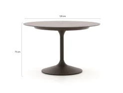 SUNS Nova dining tuintafel ø 120cm (h: 75cm)