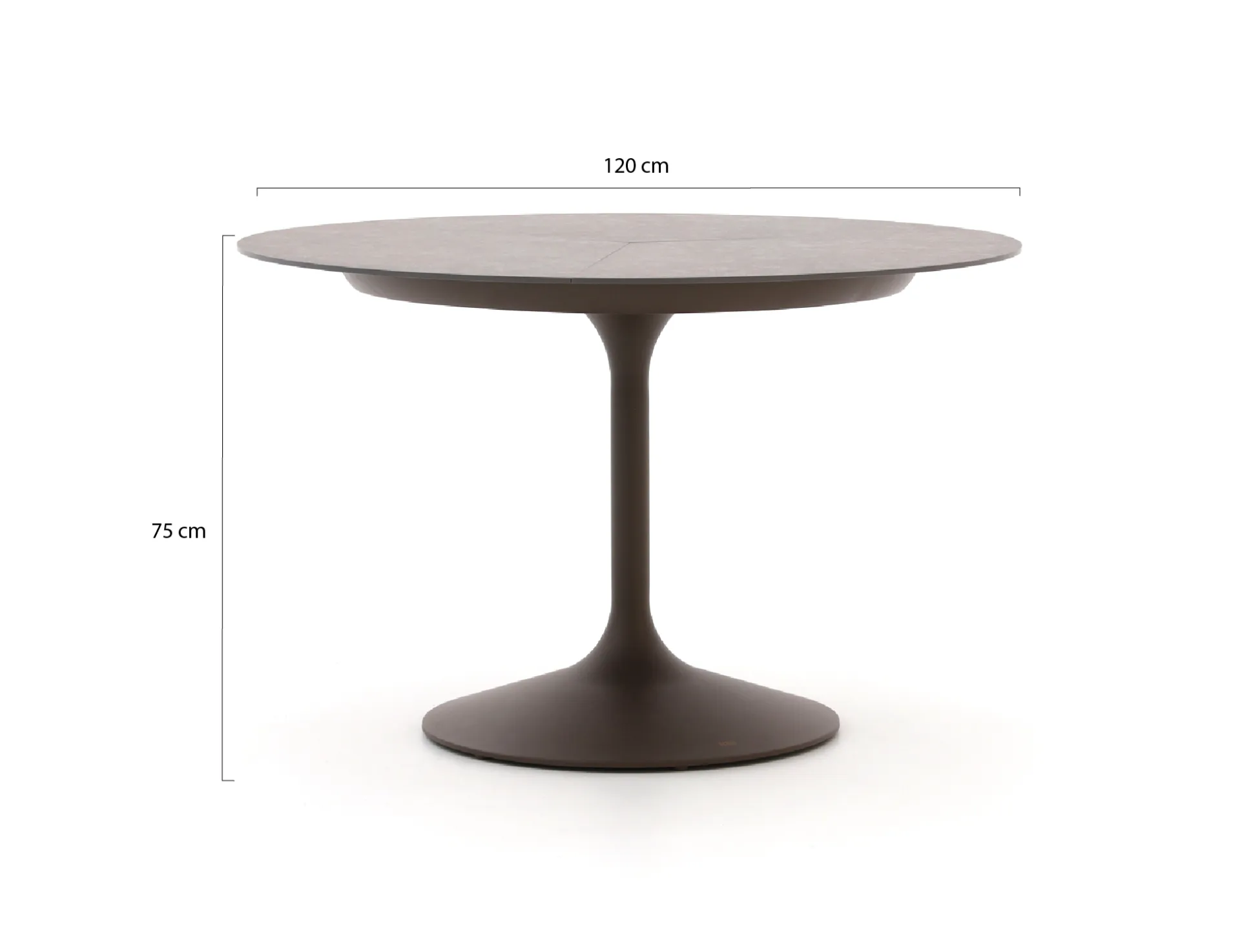 SUNS Nova dining tuintafel ø 120cm (h: 75cm)