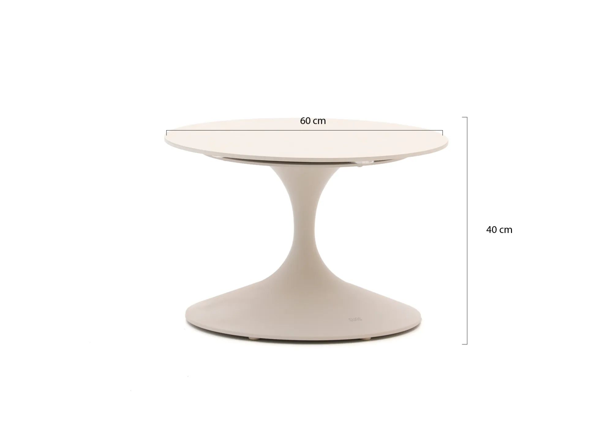 SUNS Nova lounge tuintafel ø 60cm (h: 40cm)