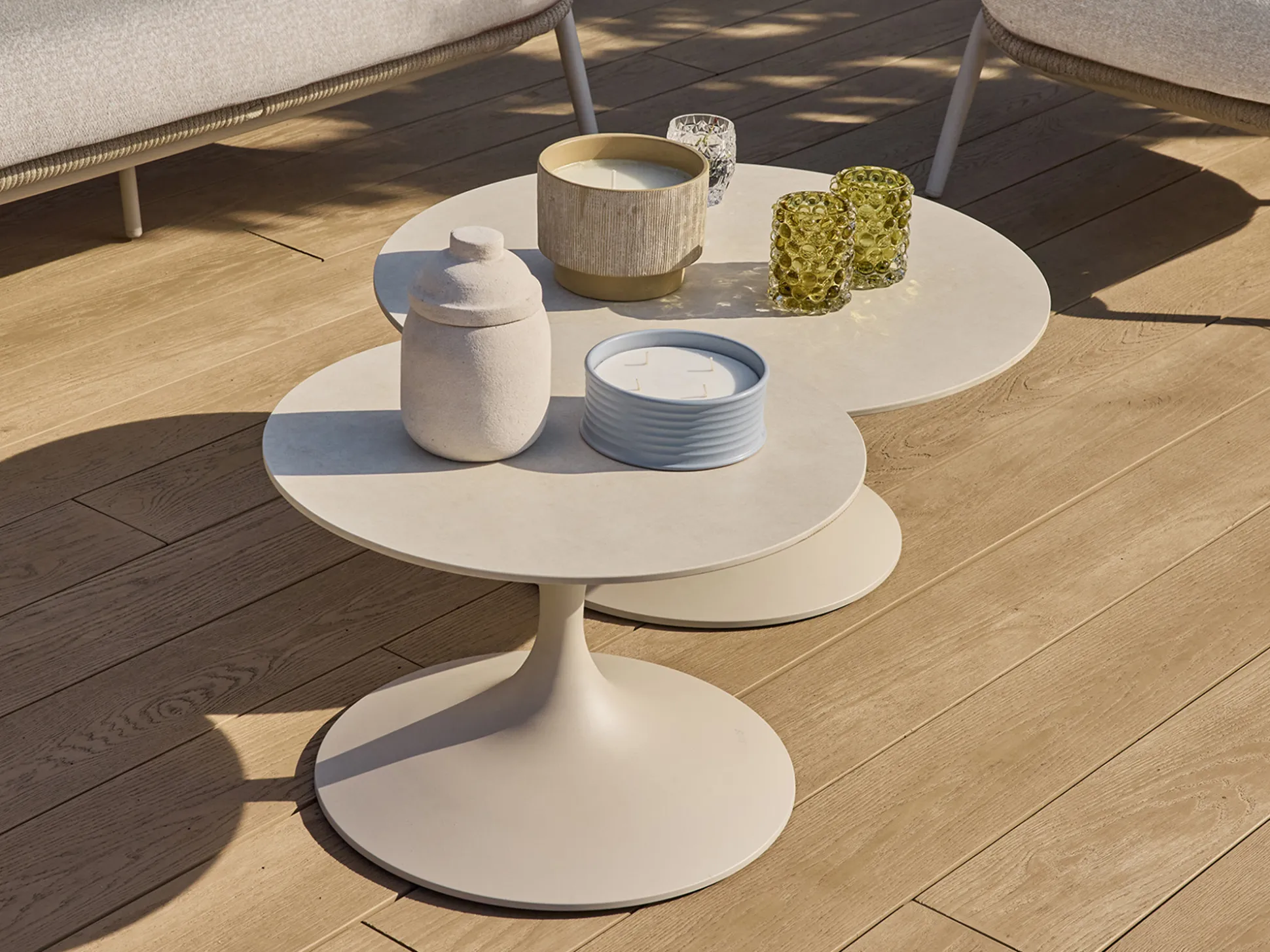 SUNS Nova lounge tuintafel ø 80cm (h: 34,5cm)