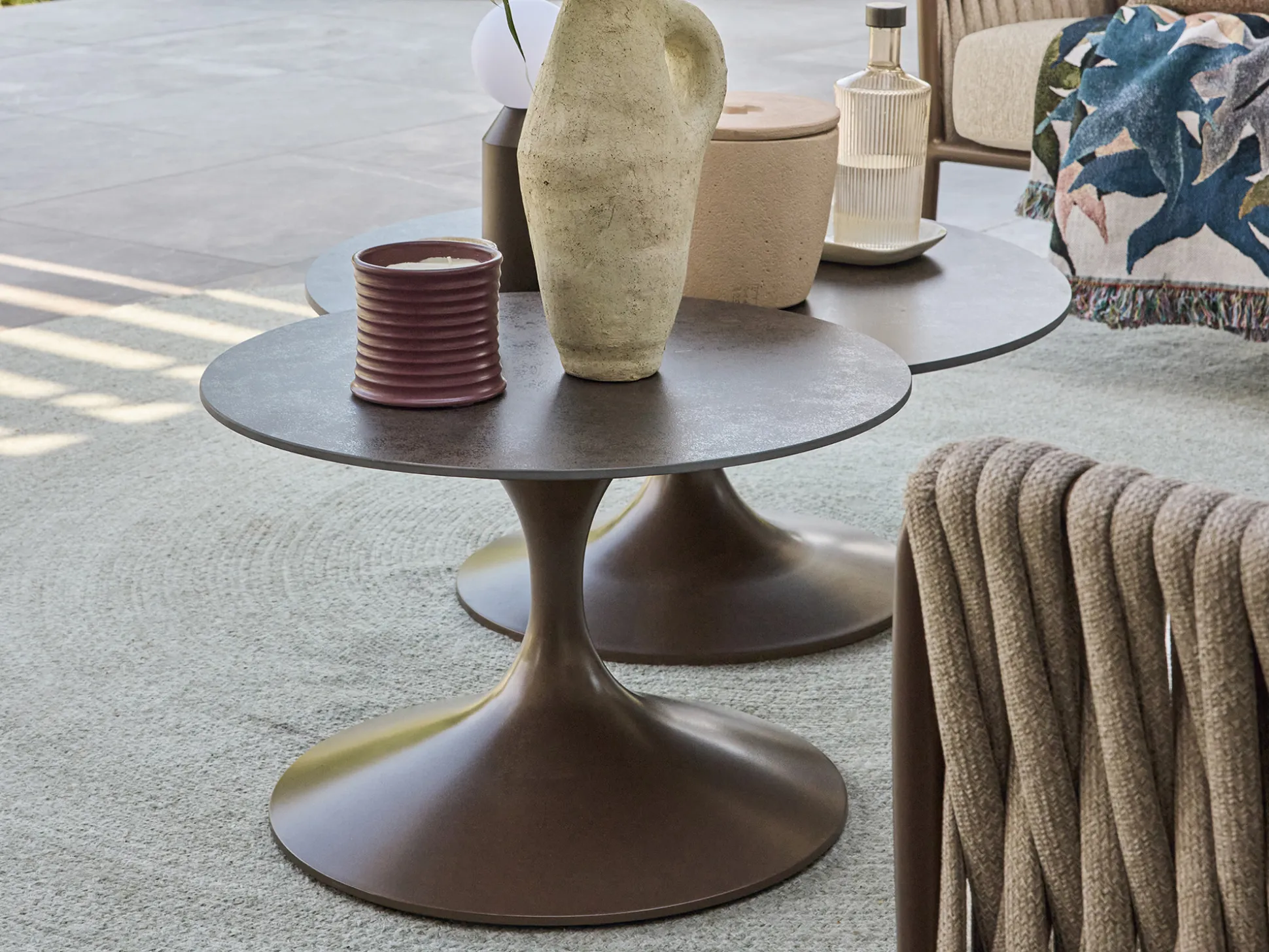 SUNS Nova lounge tuintafel ø80cm (h:34,5cm)